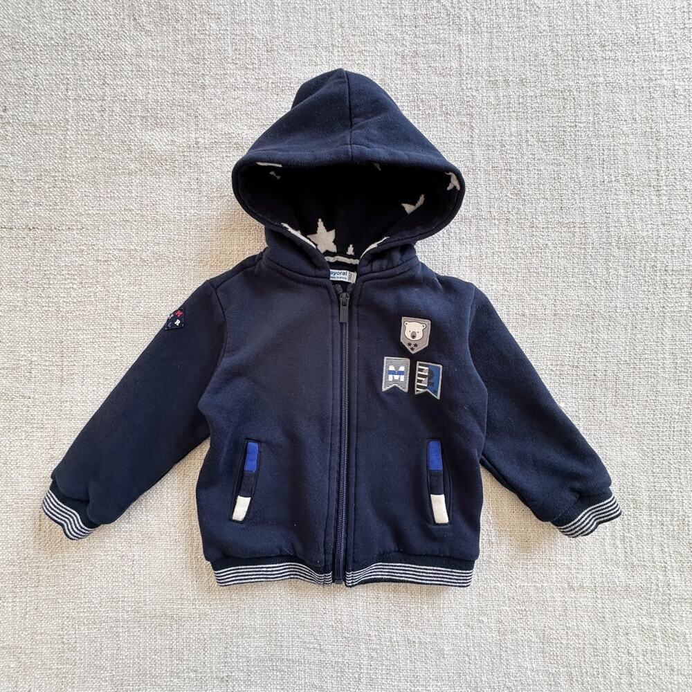 Mayoral Sweatshirt Hoodie Jacket EUC 12mo